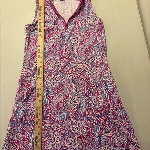Tommy Bahama Pink and Purple Floral athletic Dress